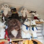 Oso Navideño Decorativo de Peluche Café con Bufanda