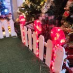 Set de Paletas Navideñas Luminosas para Jardín o Camino